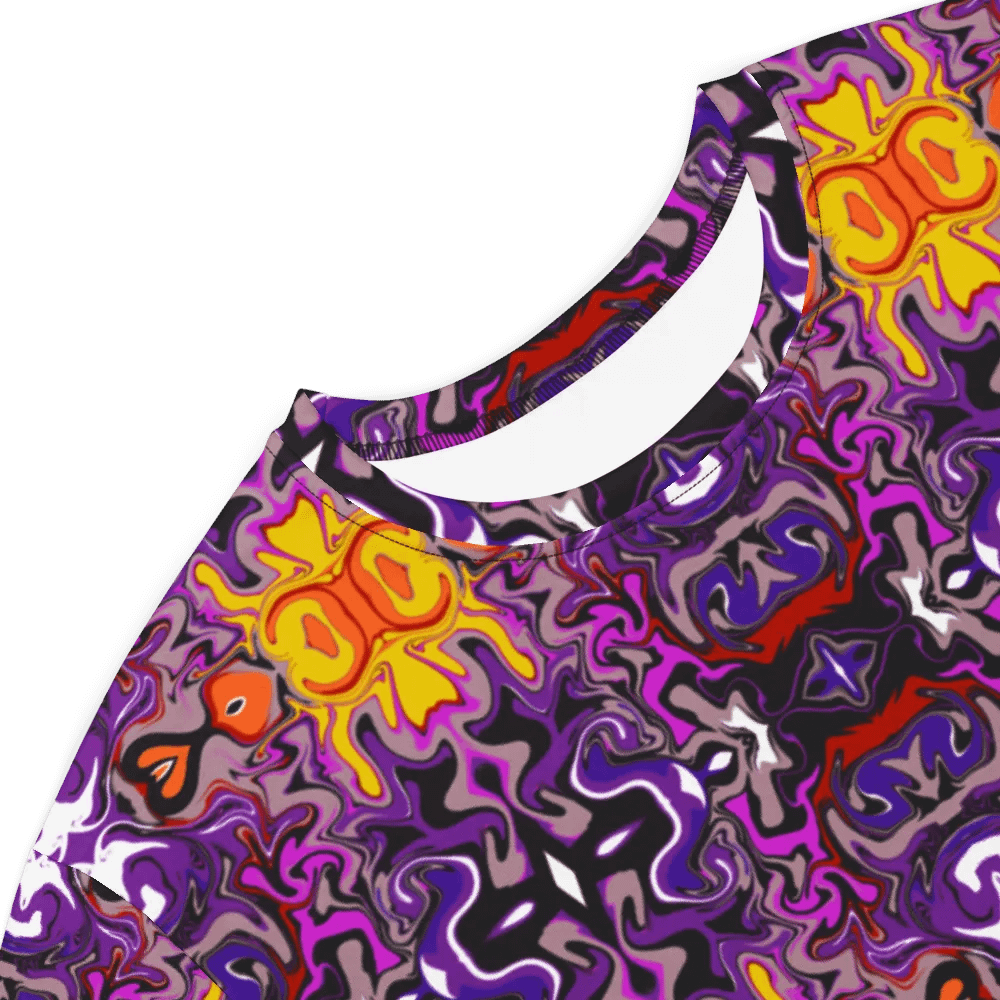 Purple African Inspired Pattern Dress product image (6)
