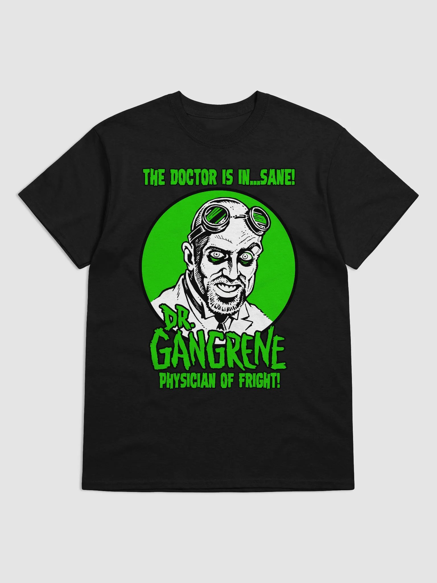 Dr. Gangrene Physician of Fright logo Tee product image (2)
