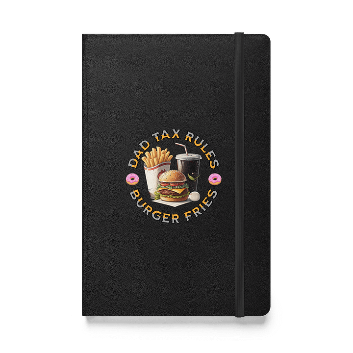Dad Tax Rules Burger Fries Notebook product image (1)