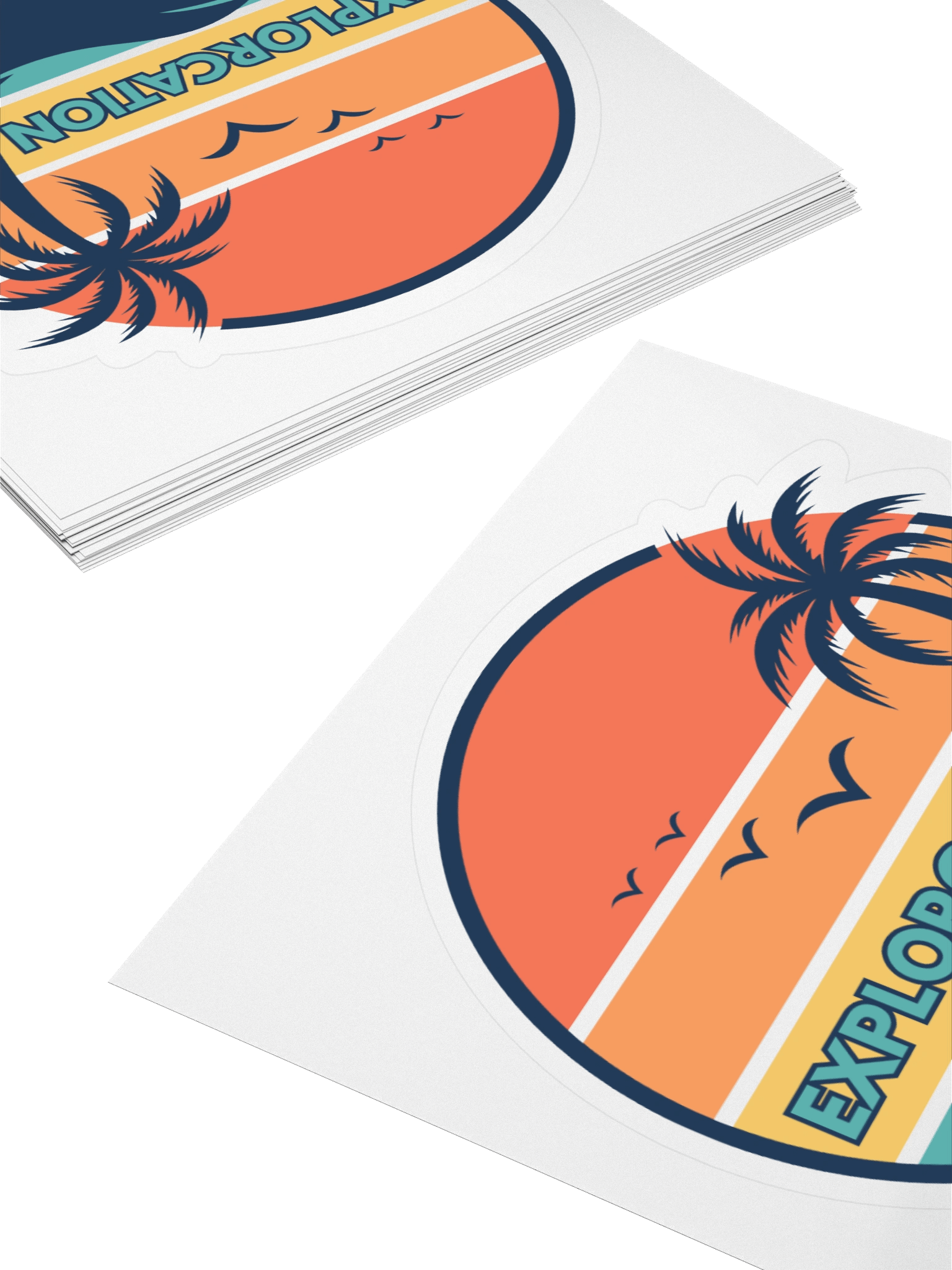 Retro Sunset Sticker product image (4)