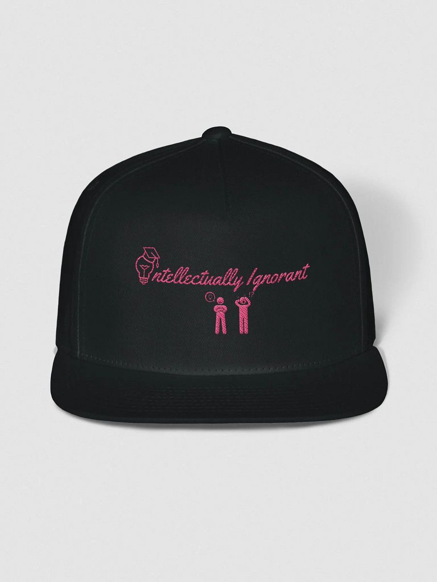 Intellectually Ignorant ( PINK LOGO) Snapback hat product image (1)