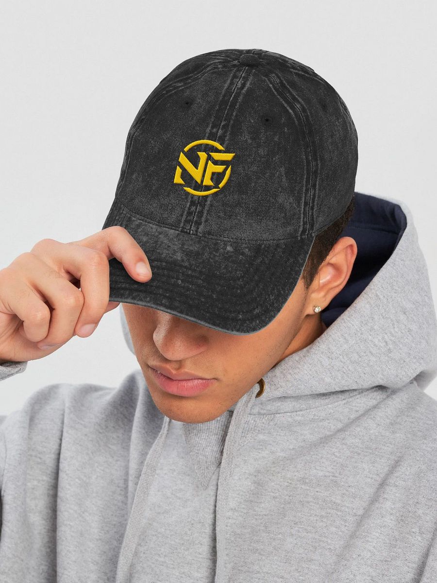 NF black vintage hat with gold logo product image (7)