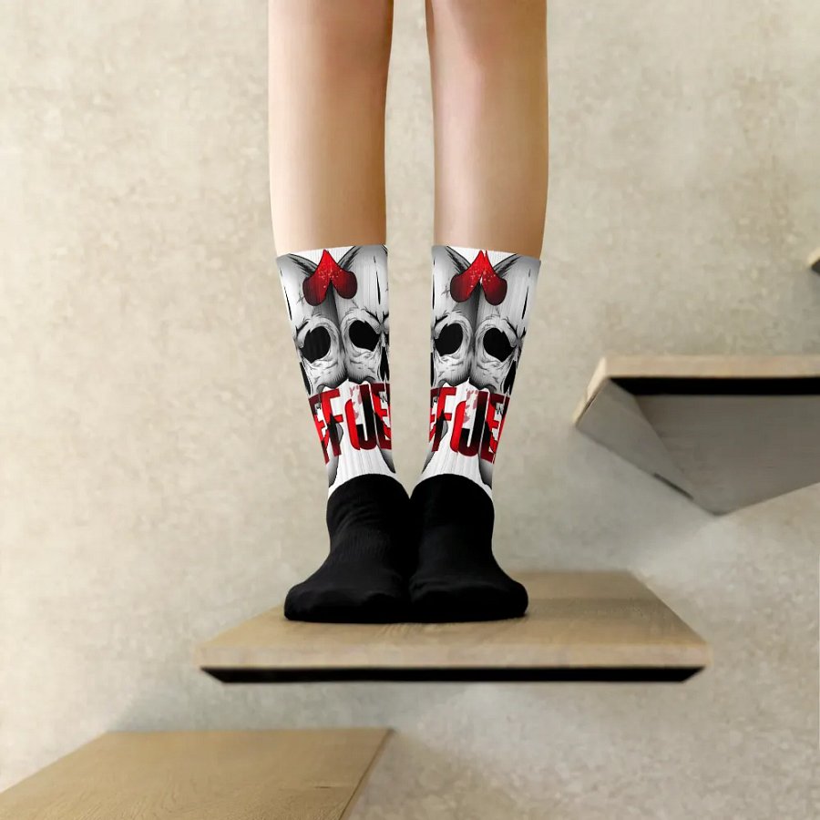 Black Foot Sublimated Socks product image (10)