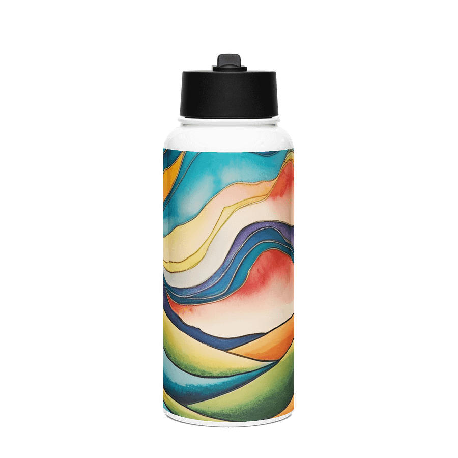 Ripple Effect Stainless Steel Water Bottle gift for arty mom dad friend family product image (1)
