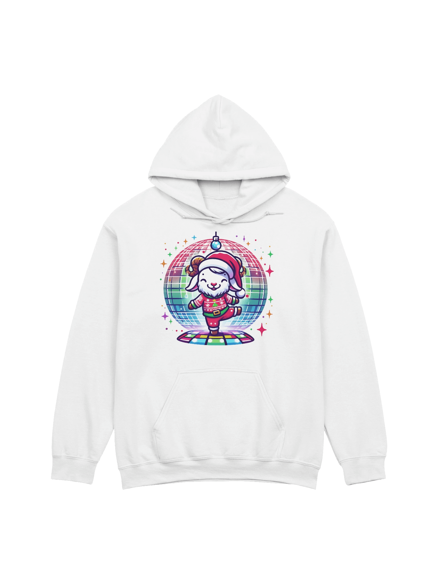 War on Christmas Disgoat Pullover Hoodie! (light colors) product image (9)