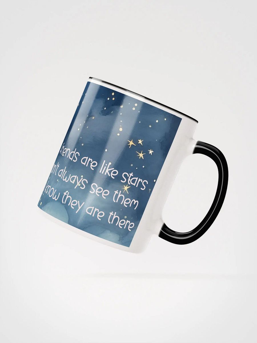 Good Friends Are Like Stars Mug | Celestial-Themed Drinkware | Friendship Quote product image (2)