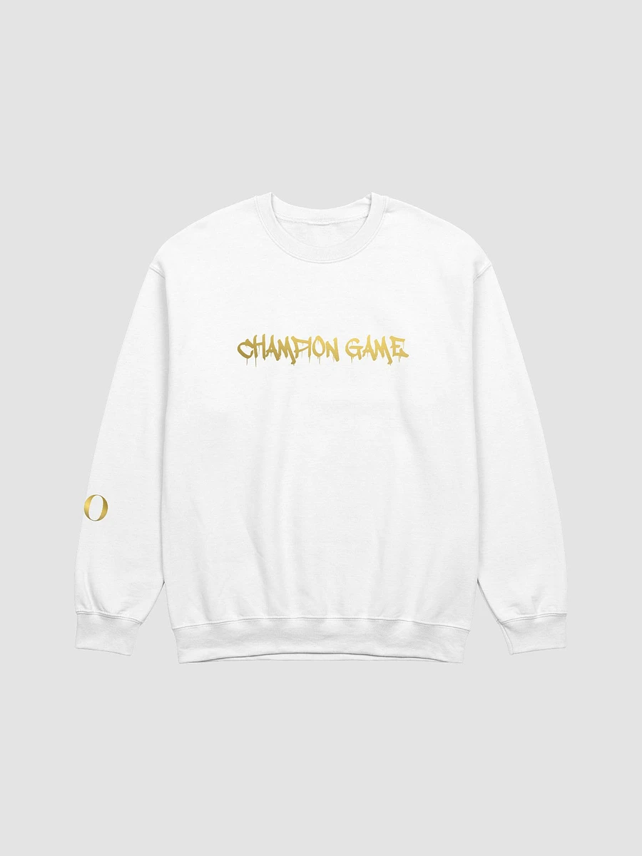 Champion Game Drip Sweatshirt White product image (2)