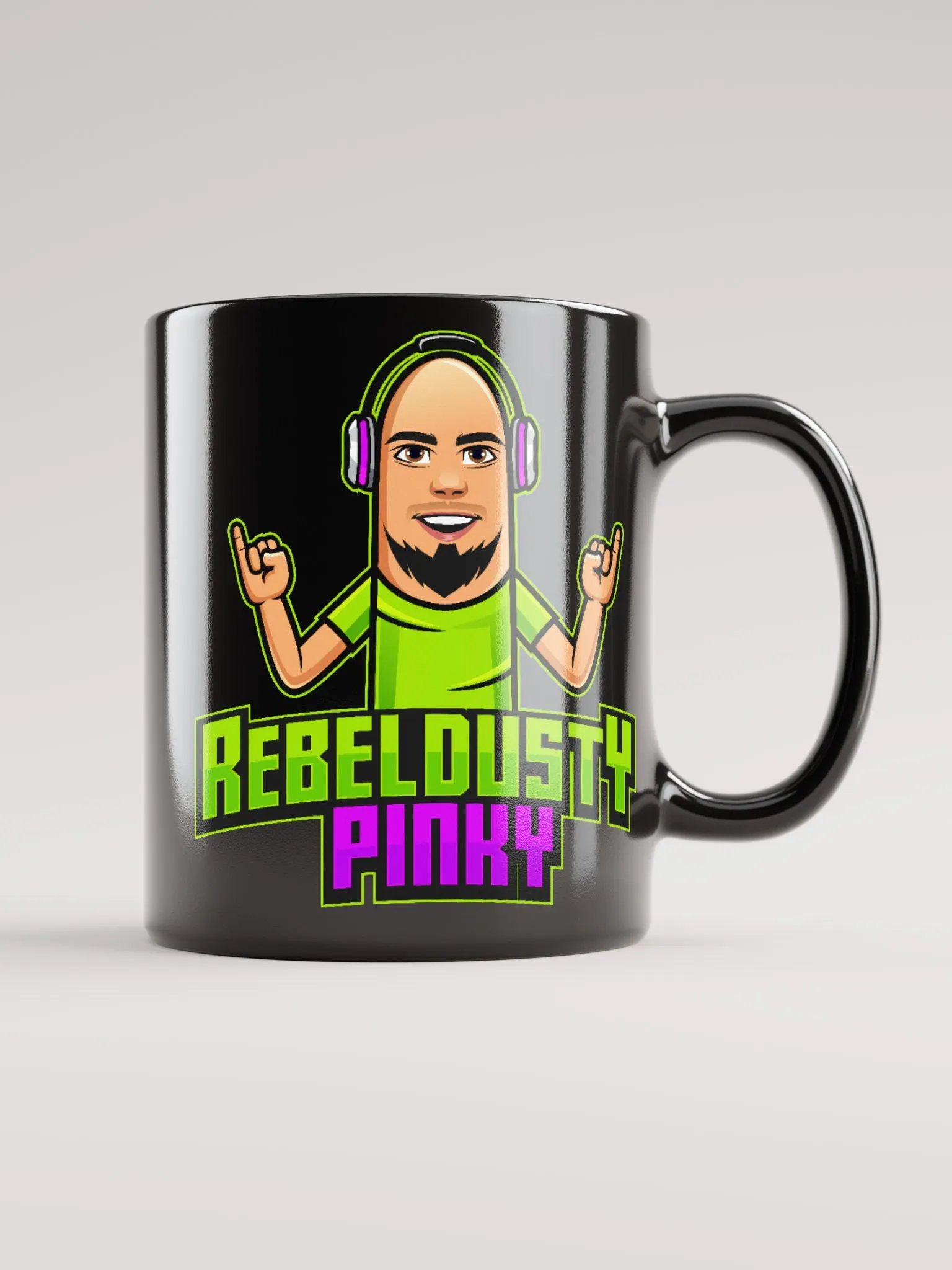 RebelDustyPinky Logo Mug product image (6)