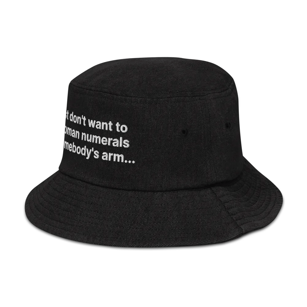 Roman Numerals Bucket Hat product image (4)