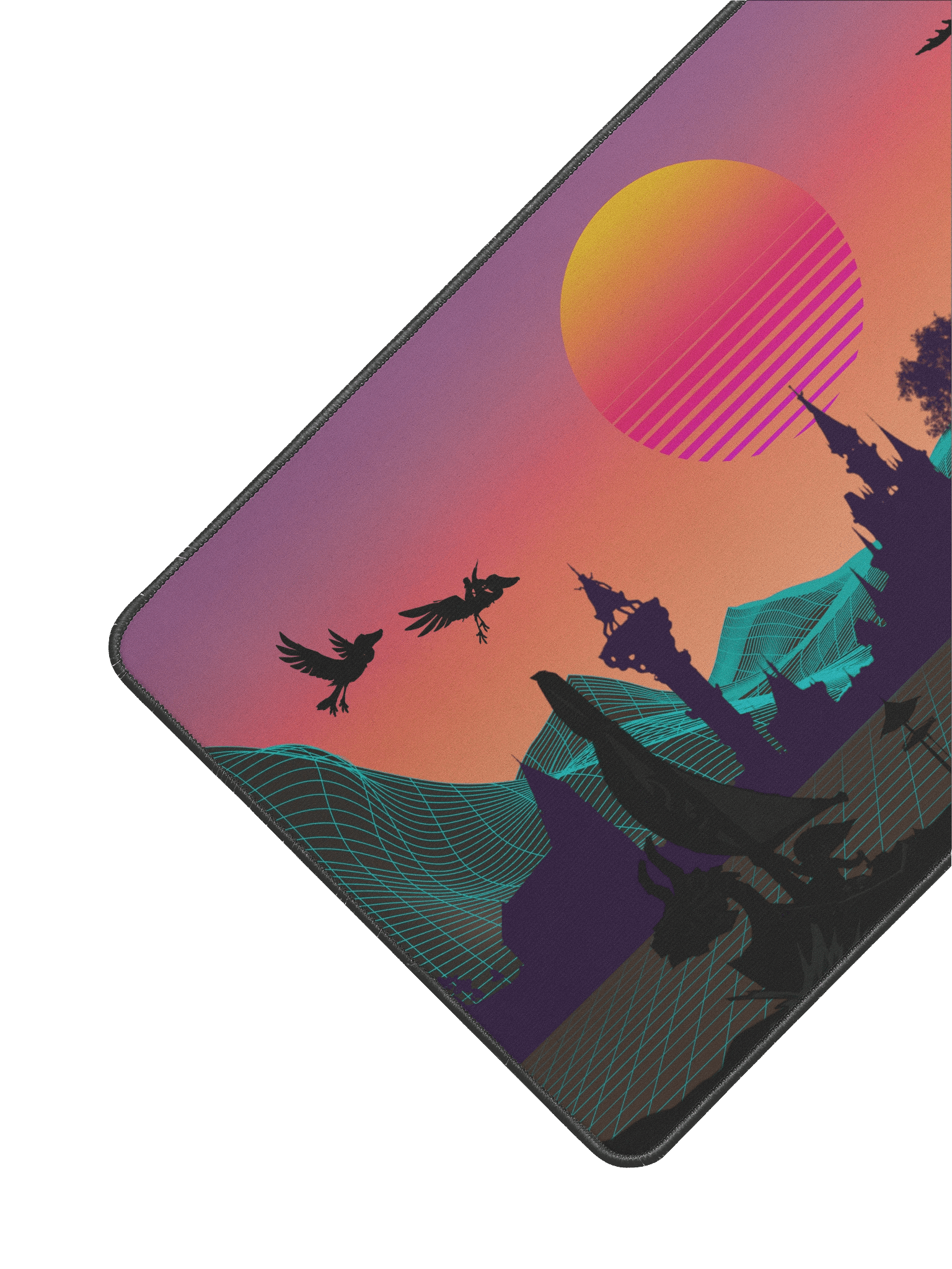 Zelda Vaporwave Desk Mat 12"x"22" product image (2)