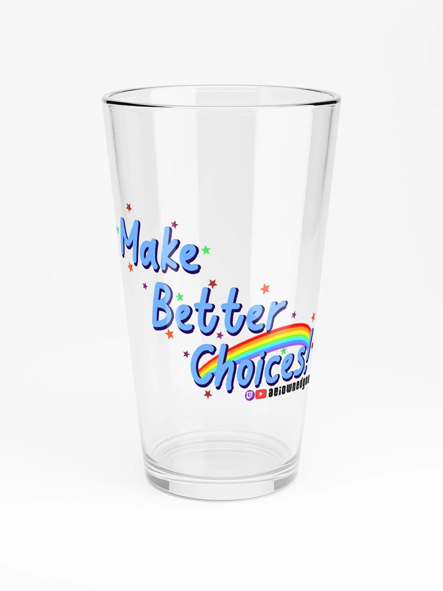 Make Better Choices Bar Glass product image (3)