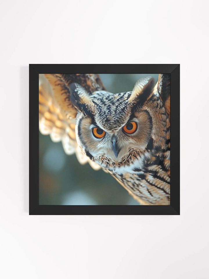 Owl in Flight: Intense Hunting Close-Up product image (1)