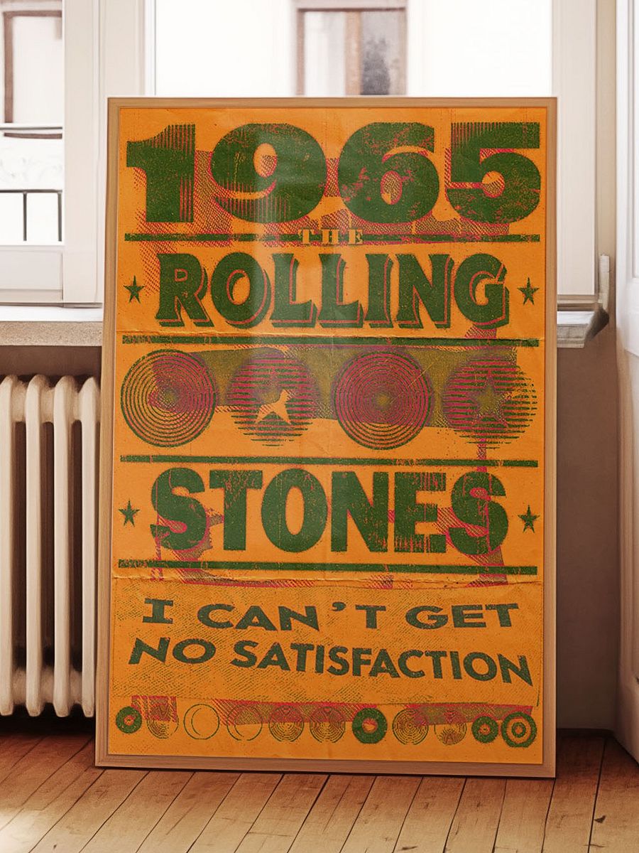 The Rolling Stones 1965 Tribute Poster | Vintage Rock Print | Retro Concert Art | Classic Music Decor | Timeless Tour Artwork product image (1)