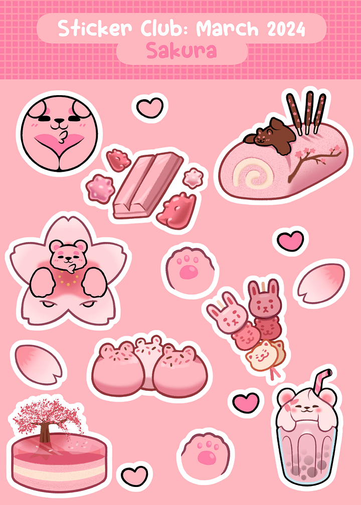 Sticker Club Sheets 2024 product image (2)