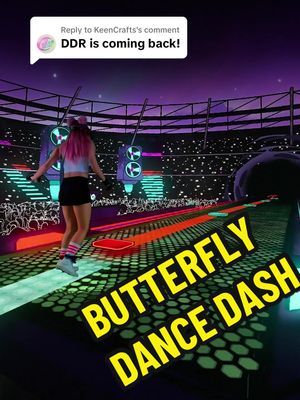 Replying to @KeenCrafts still working on my shuffle 🤓 #ddr #dancedash #butterfly #rhythmgames #gamingontiktok