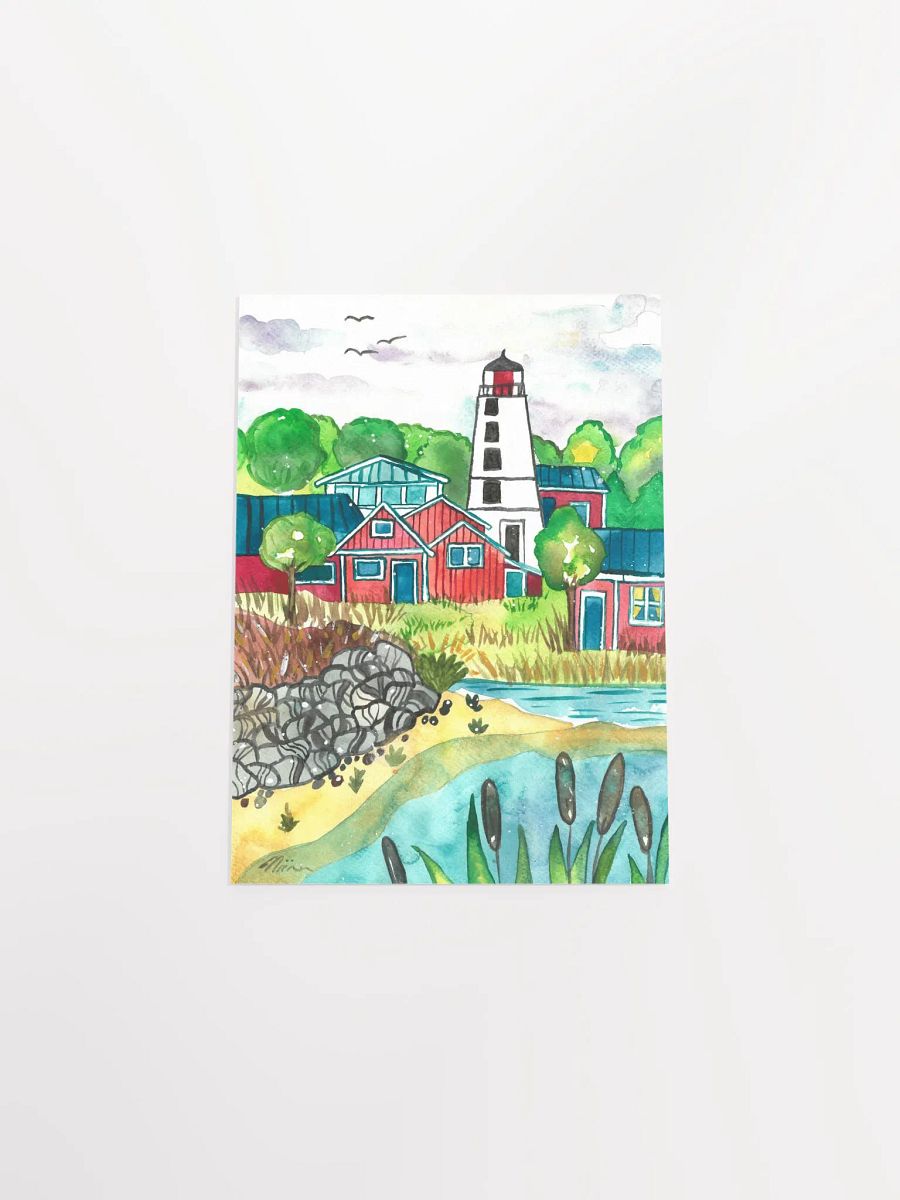 Fishing Village Art Print product image (4)
