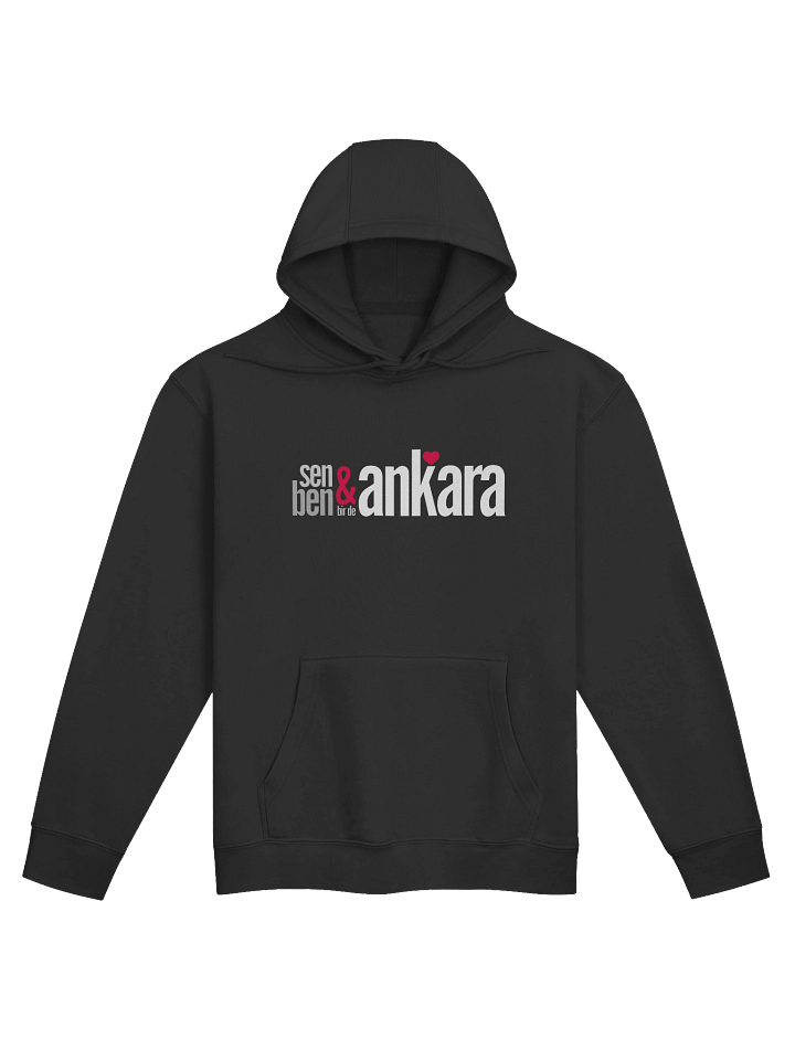 Ankara Aşkını Zarifçe Taşı: Sen & Ben Bir de Ankara Tasarımlı Lane Seven Premium Kadın Hoodie | Kapüşonlu product image (1)