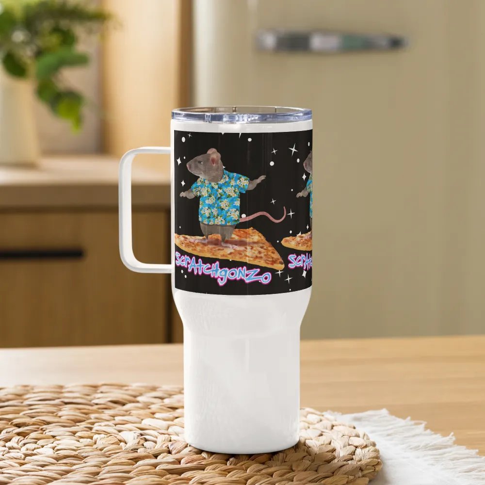 Pizza Mouse Thermal Travel Mug product image (10)