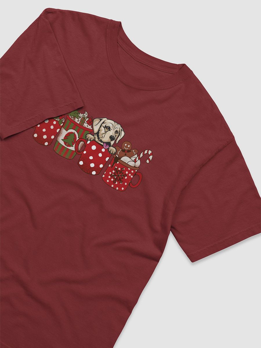 Cute Labrador Retriever in a Christmas Cup T-Shirt | Funny Christmas Pup in a Cup product image (6)