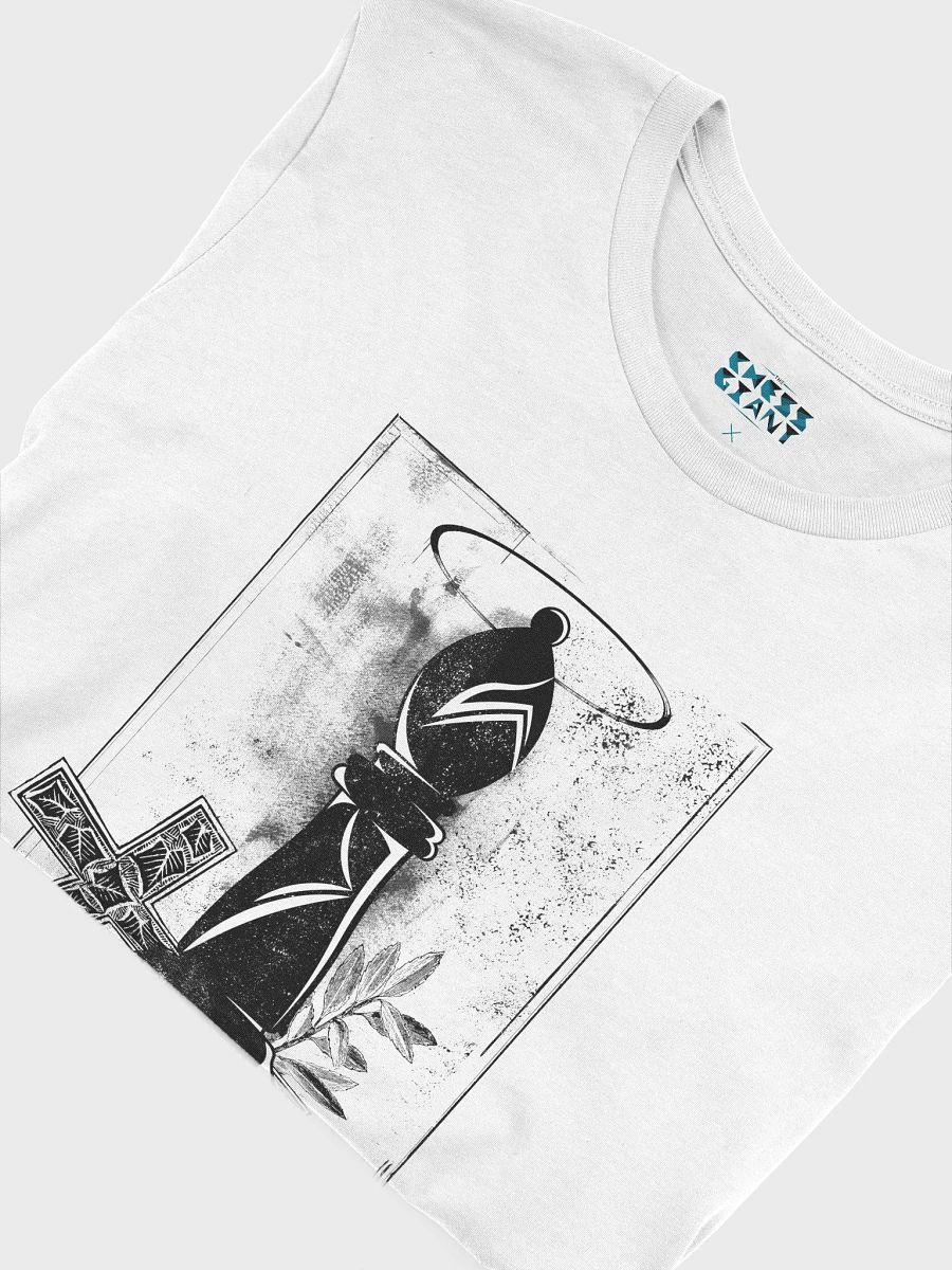 Grunge Chess: Bishop and Cross unisex t-shirt product image (5)