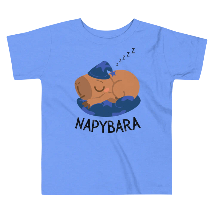 Napybara Sleeping Capybara Toddler T-Shirt product image (1)