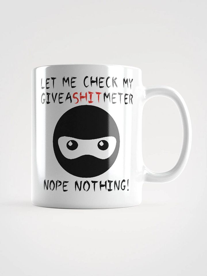Give A Shit Meter Mug product image (1)