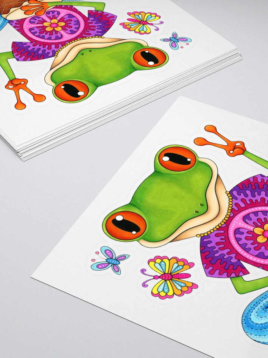 Peace Frog Sticker product image (3)