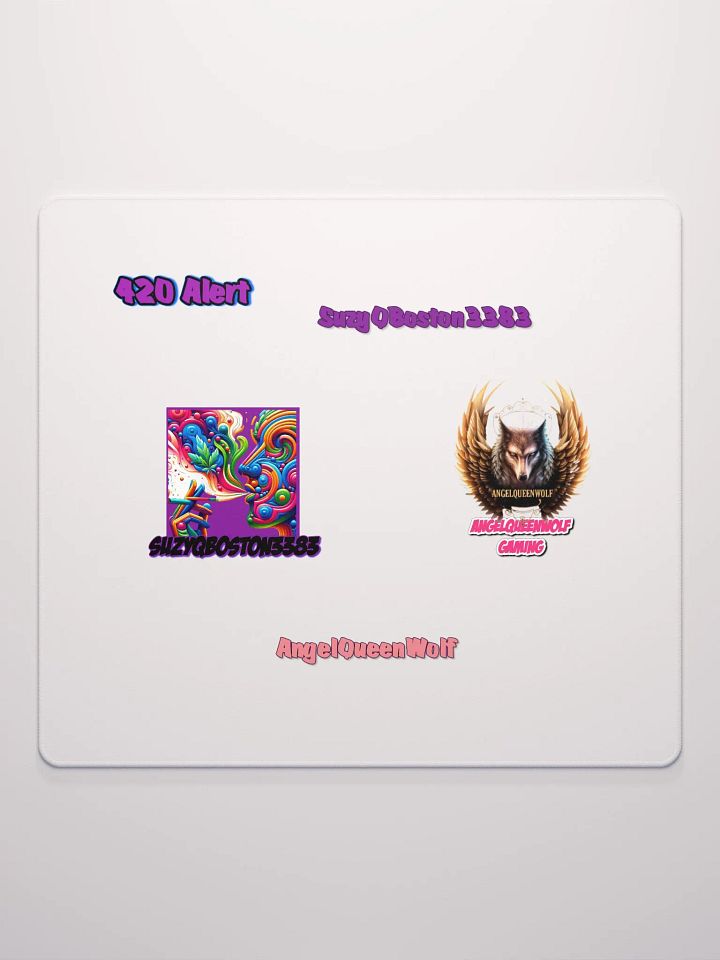SuzyQBoston and AngelQueenWolf Gaming Realm Mouse Pad product image (2)