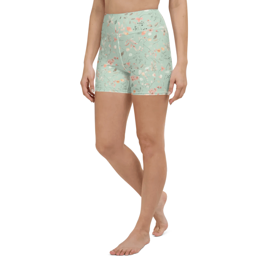Floral Bliss Yoga Shorts product image (5)