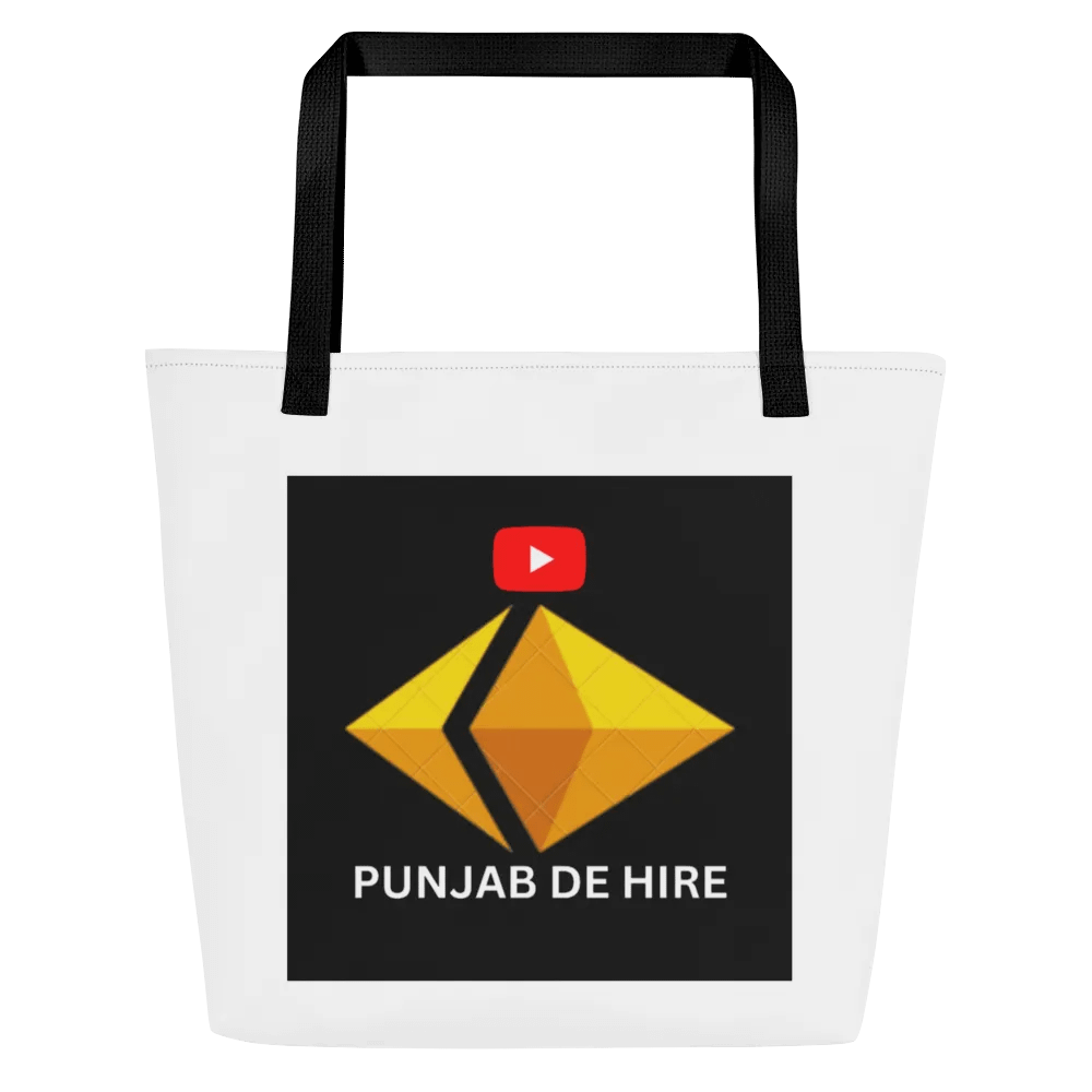 All-Over Print Large Tote Bag w/ Pocket product image (1)