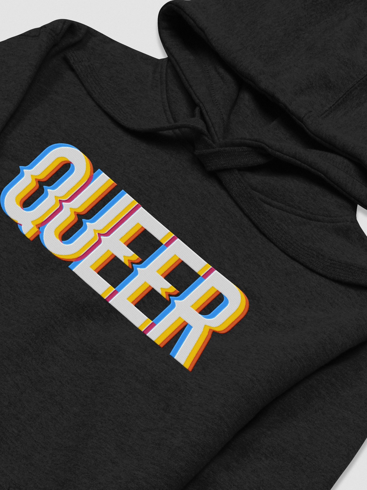 Vibrant QUEER Multicolored Hoodie product image (3)