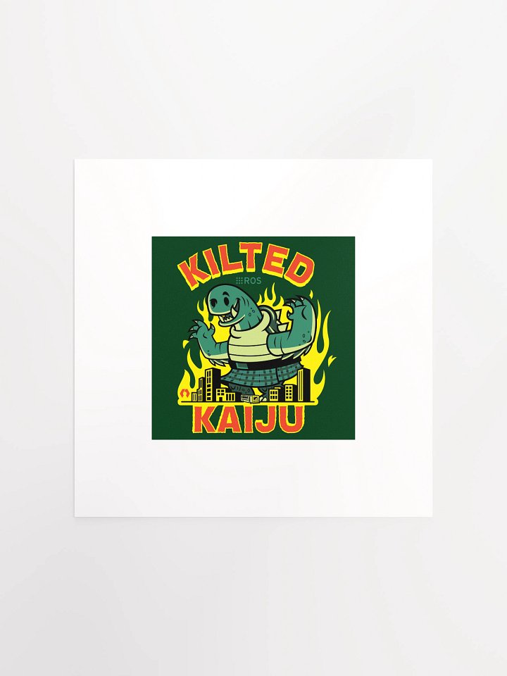 Kilted Kaiju unframed poster product image (2)