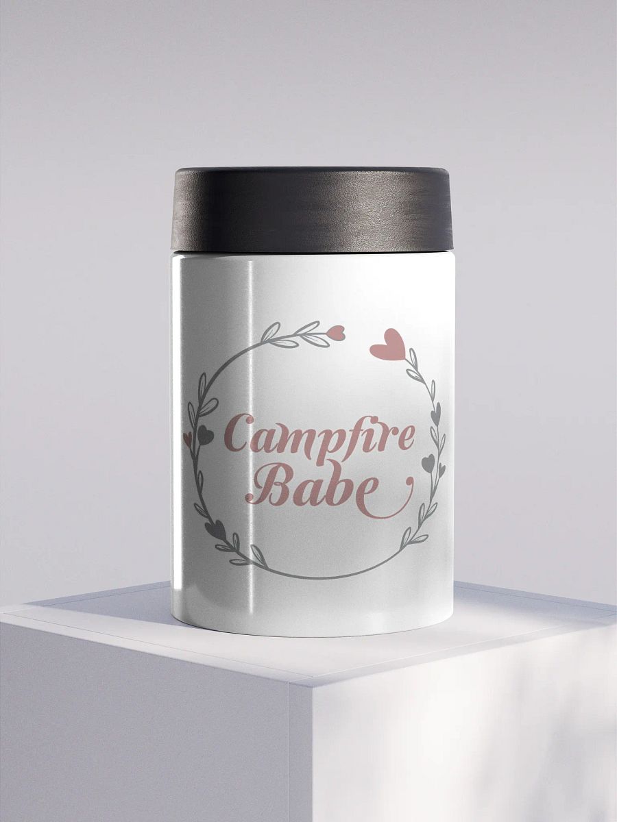 Campfire Babe Stainless Steel Koozie product image (1)