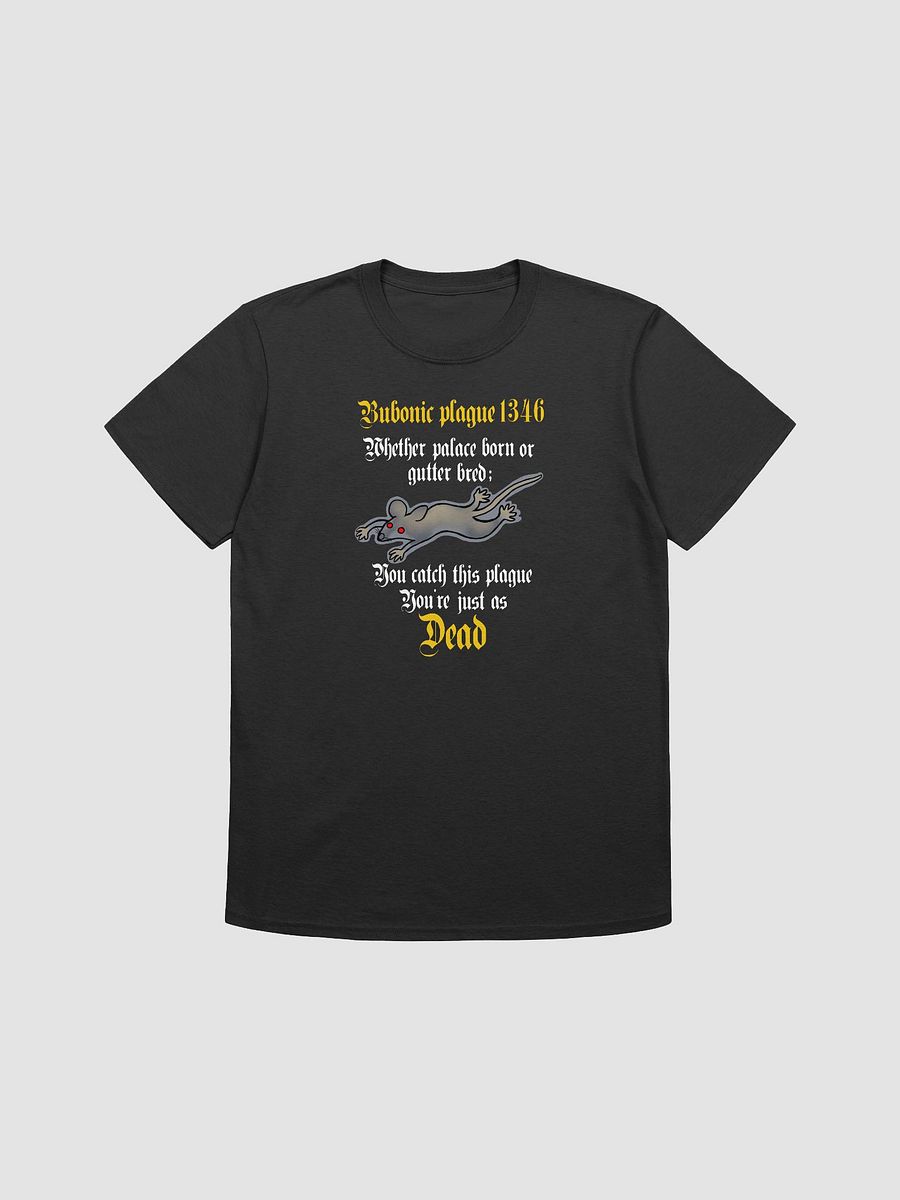 Bubonic plague 1346. Dark funny medieval plague T-shirt product image (1)