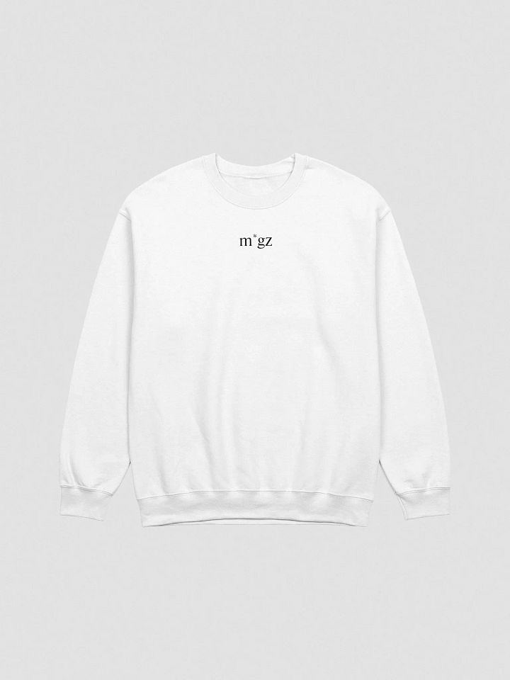m*gz crewneck - white product image (1)