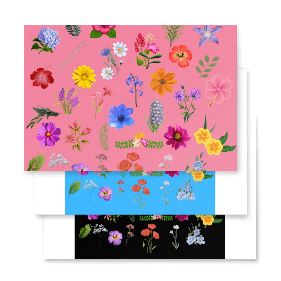 English Flora Wrapping Paper product image (4)