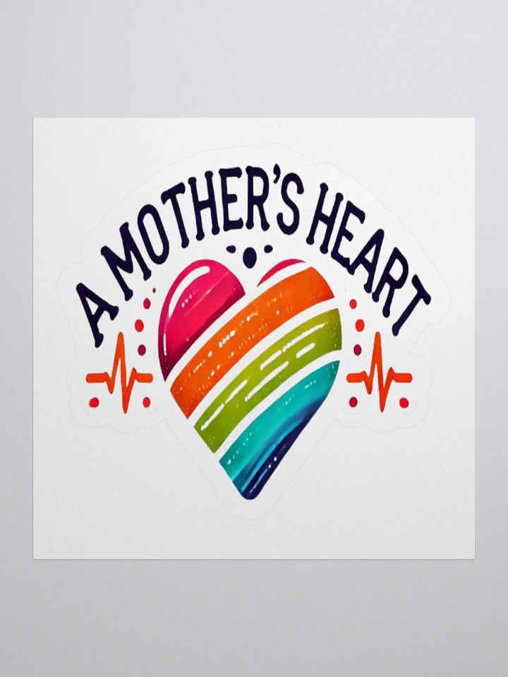 Mother's Heart Kiss Cut Stickers product image (3)
