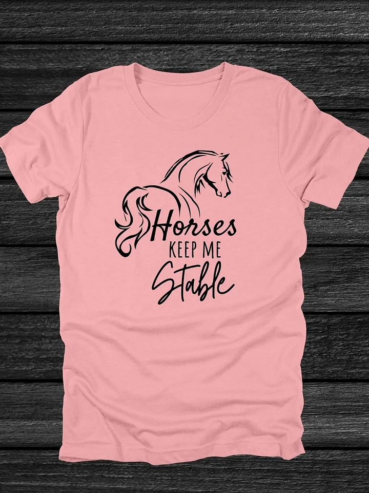 Horses Keep Me Stable T-Shirt product image (1)
