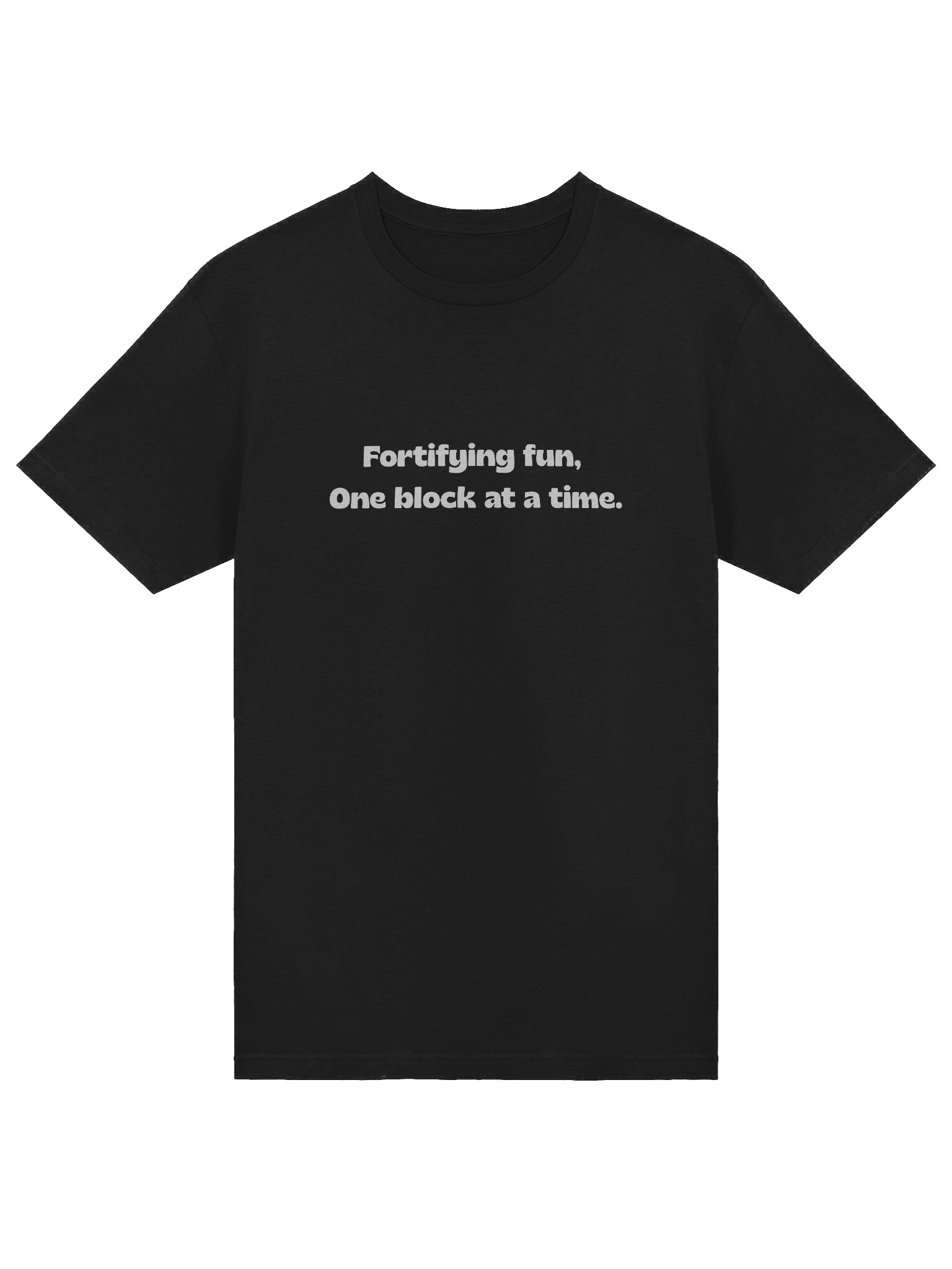 Minefort “One Block at a Time” T-Shirt – Black product image (5)