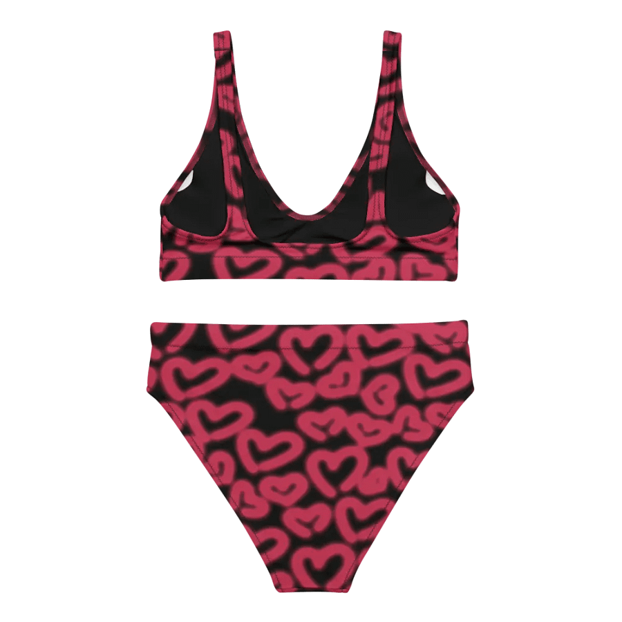 Hearts High Waisted Bikini Set product image (8)