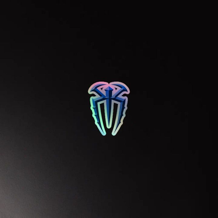 Roman Reigns Kite Shield Holographic Sticker Set product image (2)
