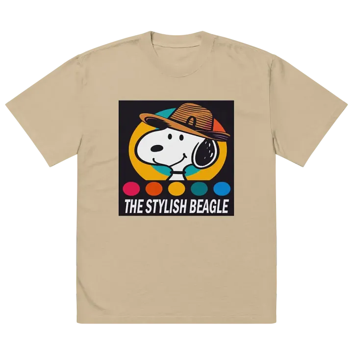 Stylish Beagle Faded T-Shirt product image (2)