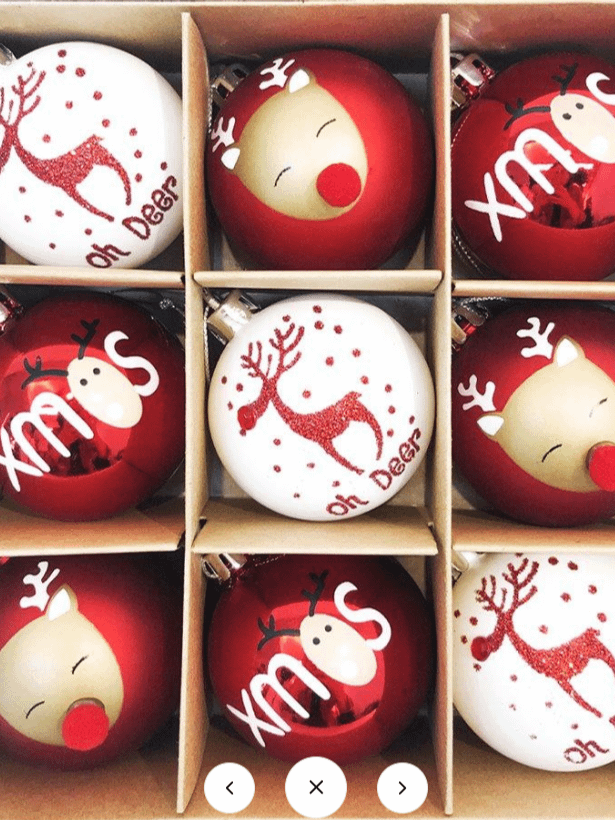 Christmas Tree Baubles ( 9 pcs ) product image (5)