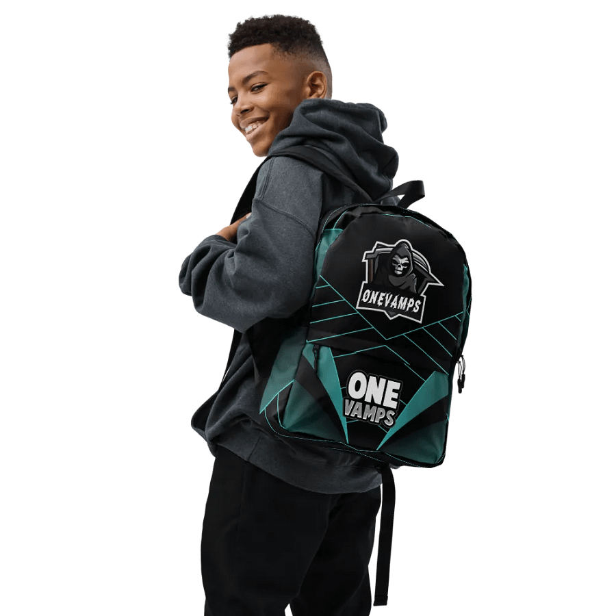 OneVamps Backpack Blue and Black product image (8)