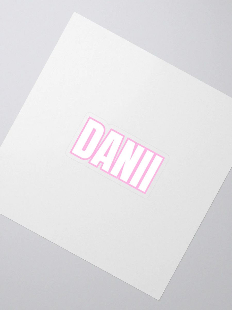 DANII WHITE PINK STICKER product image (7)