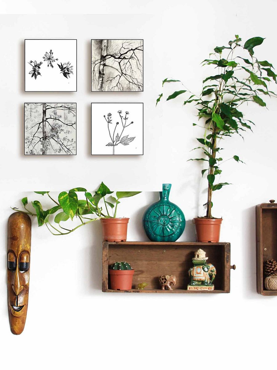 Blank Canvas: Unleash Your Artistic Vision - Stylized Plants product image (4)