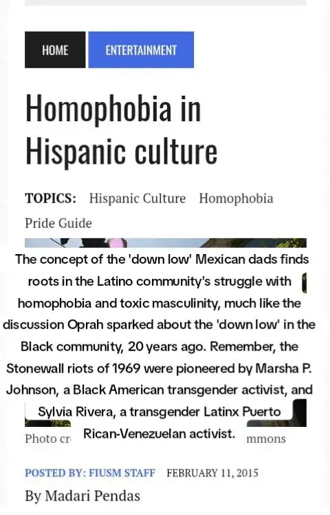 #dlmexicandads #blackandbrownunity #toxicmasculinity #lgbtq #stonewallriots 