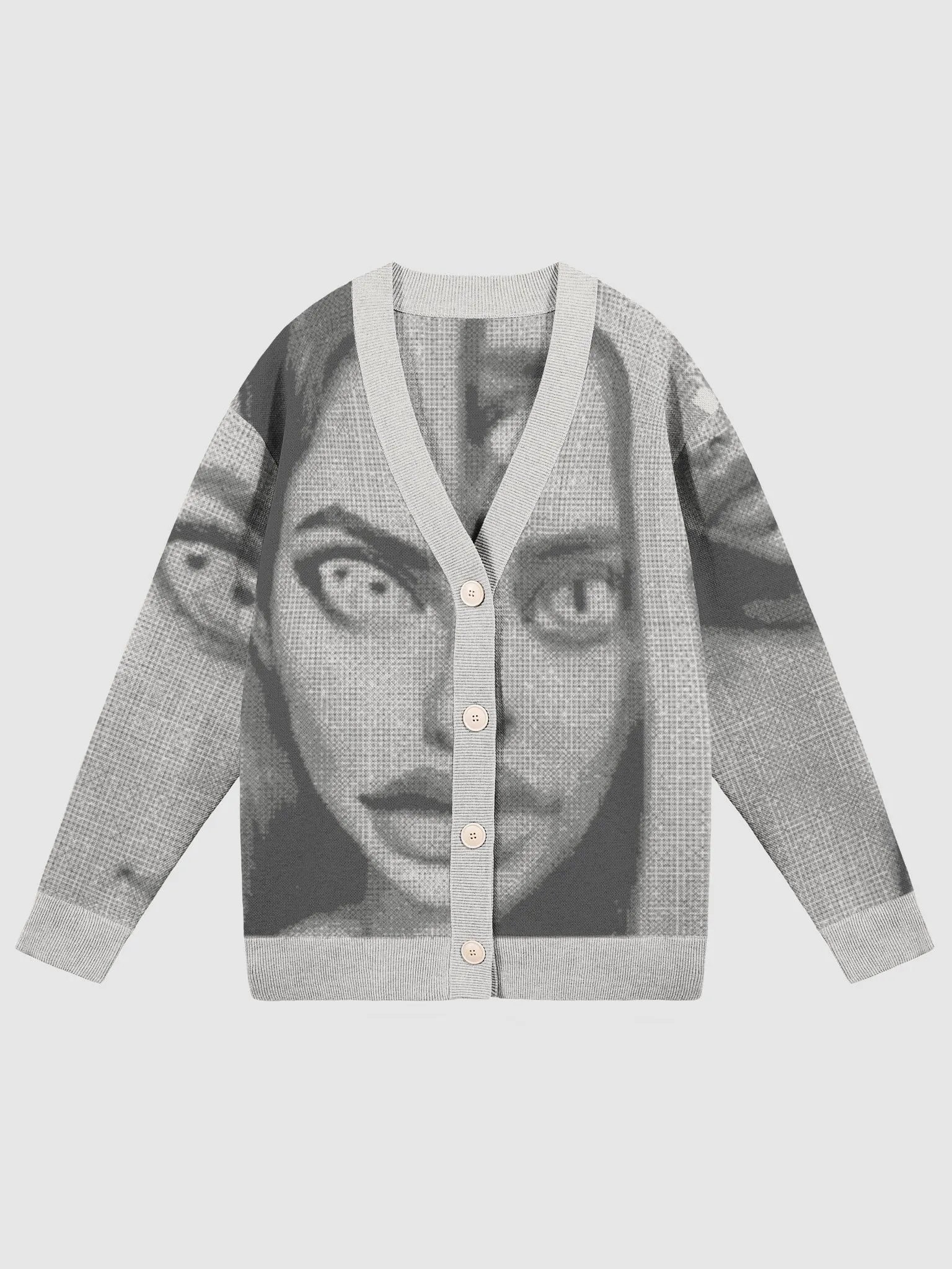 ai—selfies knit cardigan product image (4)