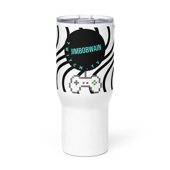 Pixel controller travel mug product image (2)
