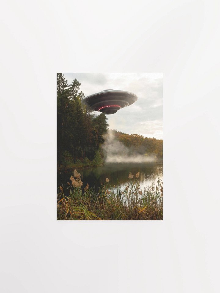The Truth is Out There / The X-Files photo of UFO 80s — sci-fi poster, movie art, I want to believe poster, space print, aliens wall decor product image (1)